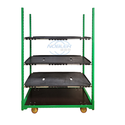 1350 * 562 * 1900mm کانتینر استاندارد گل لجستیک محموله کامیون نایلون چرخ لاستیک قوی سرد گالوانیزه نصب