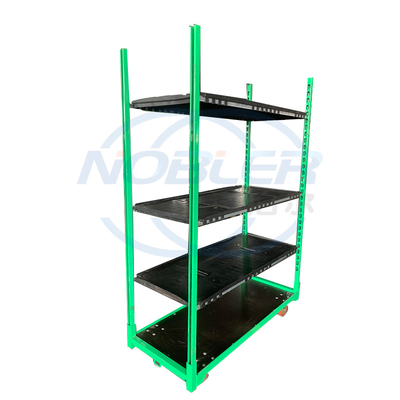1350 * 562 * 1900mm کانتینر استاندارد گل لجستیک محموله کامیون نایلون چرخ لاستیک قوی سرد گالوانیزه نصب