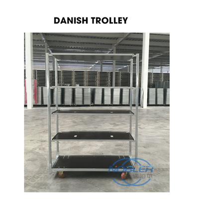 مقاومت در برابر خوردگی دانمارکی Trolly نه آسان به زنگ زدن چهار چرخ رولینگ
