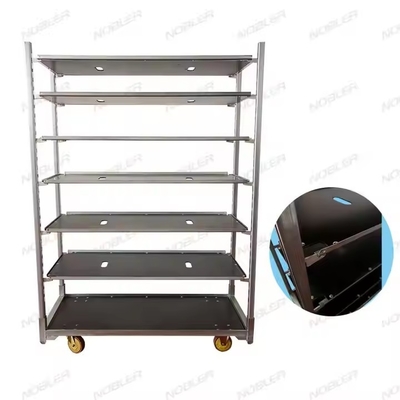 سبد شامل ضد آب Cc دانمارک Trolleys کانتینر برای راه حل های ذخیره سازی متنوع