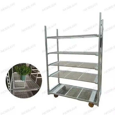 دوامدار گل هلندی Trolley سطح درمان گرم غوطه ور کردن گالوانیزه فلزی میش آسان جمع آوری