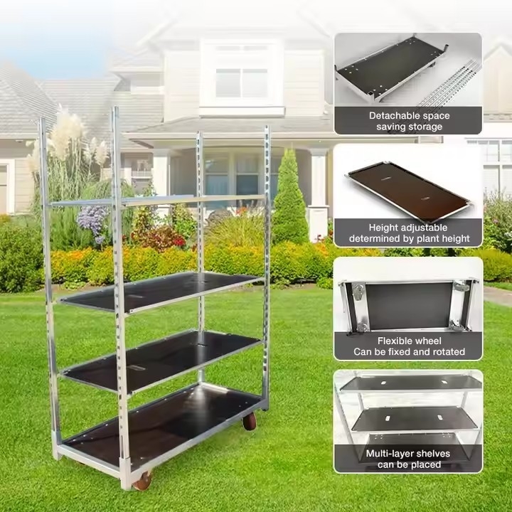 1350*565*1900 سانتی متر فلزی دانمارکی Trolley مناسب برای ذخیره و حمل بار سنگین